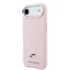 Karl Lagerfeld PU Karl & Choupette Pins MagSafe tok iPhone Air készülékhez – rózsaszín