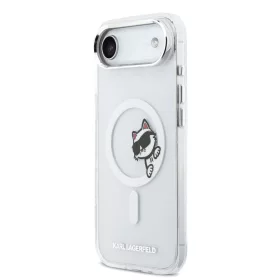   Karl Lagerfeld IML Choupette Peekaboo MagSafe tok Apple iPhone Air készülékhez – Átlátszó