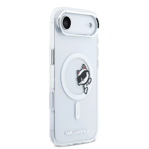 Karl Lagerfeld IML Choupette Peekaboo MagSafe tok Apple iPhone Air készülékhez – Átlátszó
