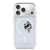 Karl Lagerfeld IML Choupette Peekaboo MagSafe tok Apple iPhone 17 Pro készülékhez – Átlátszó