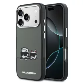   Karl Lagerfeld IML K&CH tok MagSafe iPhone 17 Pro készülékhez – Fekete