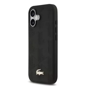 Lacoste Nomogramme Gold Logo MagSafe tok iPhone 17 - fekete