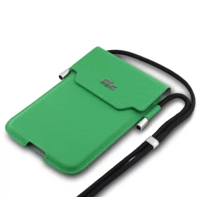   Lacoste PVC Iconic Petit Pique Metal Logo XL telefontáska – Zöld