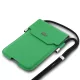 Lacoste PVC Iconic Petit Pique Metal Logo XL telefontáska – Zöld