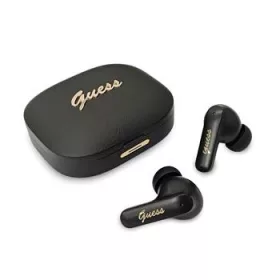   Guess PU Metal Logo vezeték nélküli fülhallgató – fekete