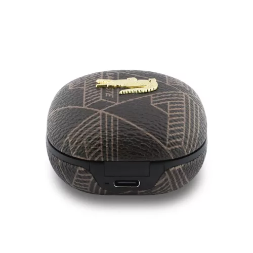 Lacoste Monogram Blend ANC/ENC vezeték nélküli fülhallgató – barna