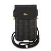 Lacoste PVC Blend Monogram Metal Logo XL telefontáska – Barna