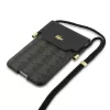 Lacoste PVC Blend Monogram Metal Logo XL telefontáska – Barna