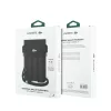 Lacoste PVC Blend Monogram Metal Logo XL telefontáska – Barna