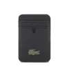 Lacoste PU Iconic Petit Pique MagSafe Pénztárca - sötétkék