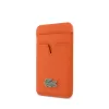  Lacoste PU Iconic Petit Pique MagSafe Pénztárca - narancs