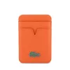  Lacoste PU Iconic Petit Pique MagSafe Pénztárca - narancs