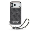 Guess PU 4G MagSafe Strap LIMITÁLT kiadás 299 tok, iPhone 17 Pro Max - fekete