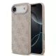 Guess PU Leather 4G Colored Ring MagSafe tok, iPhone Air - rózsaszín