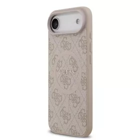   Guess PU Leather 4G Colored Ring MagSafe tok, iPhone Air - rózsaszín
