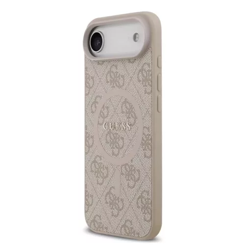 Guess PU Leather 4G Colored Ring MagSafe tok, iPhone Air - rózsaszín
