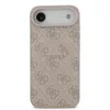 Guess PU Leather 4G Colored Ring MagSafe tok, iPhone Air - rózsaszín