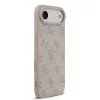 Guess PU Leather 4G Colored Ring MagSafe tok, iPhone Air - rózsaszín