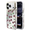 Guess PC/TPU Mirror Glitter Cherry MagSafe tok, iPhone 17 Pro