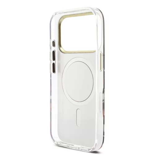Guess PC/TPU Mirror Glitter Cherry MagSafe tok, iPhone 17 Pro
