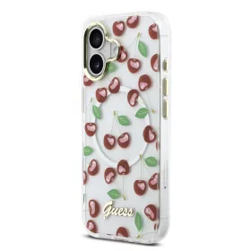Guess IML Glitter Cherry MagSafe tok,  iPhone 17