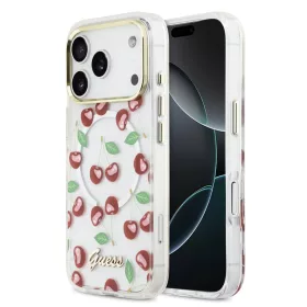  Guess IML Glitter Cherry MagSafe tok, iPhone 17 Pro
