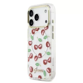  Guess IML Glitter Cherry MagSafe tok, iPhone 17 Pro