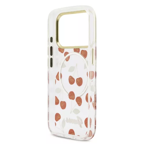  Guess IML Glitter Cherry MagSafe tok, iPhone 17 Pro