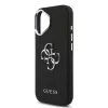 Guess PU Grained 4G Metal Logo tok Apple iPhone 17 készülékhez – Fekete