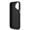 Guess PU Grained 4G Metal Logo tok Apple iPhone 17 készülékhez – Fekete