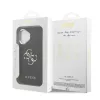 Guess PU Grained 4G Metal Logo tok Apple iPhone 17 készülékhez – Fekete