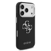 Guess PU Grained 4G Metal Logo tok Apple iPhone 17 Pro készülékhez – Fekete