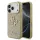 Guess PU Fixed Glitter 4G Metal Frame tok Apple iPhone 17 Pro Max készülékhez – Arany