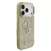 Guess PU Fixed Glitter 4G Metal Frame tok Apple iPhone 17 Pro Max készülékhez – Arany