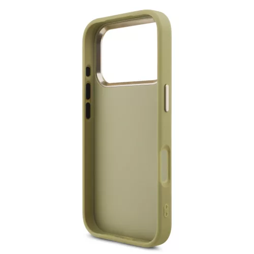 Guess PU Fixed Glitter 4G Metal Frame tok Apple iPhone 17 Pro Max készülékhez – Arany