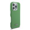 Lacoste PVC Iconic Petit Pique fém logós MagSafe hátlap iPhone 16 Pro  - Estragon Green