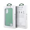 Lacoste PVC Iconic Petit Pique fém logós MagSafe hátlap iPhone 16  - Estragon Green
