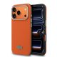 Lacoste PVC Petit Pique Semi Wrap MagSafe Kryt pro iPhone 17 Pro Orange