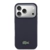Lacoste PVC Petit Pique Semi Wrap MagSafe tok iPhone 17 Pro - Navy
