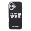 Karl Lagerfeld IML Choupette Trio Watercolor MagSafe tok Apple iPhone 17 készülékhez – Fekete