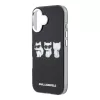 Karl Lagerfeld IML Choupette Trio Watercolor MagSafe tok Apple iPhone 17 készülékhez – Fekete