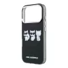 Karl Lagerfeld IML Choupette Trio Watercolor MagSafe tok Apple iPhone 17 Pro készülékhez – Fekete