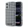 Karl Lagerfeld PU Houndstooth Resin Plate MagSafe tok Apple iPhone 17 készülékhez – fekete