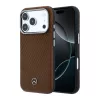 Mercedes PU Leather Semi Wrap MagSafe tok Apple iPhone 17 Pro Max készülékhez – teve