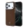 Mercedes PU Leather Semi Wrap MagSafe tok Apple iPhone 17 Pro Max készülékhez – teve