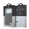 Mercedes PU Leather Semi Wrap MagSafe tok Apple iPhone 17 Pro Max készülékhez – teve