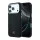 Mercedes PU Leather Semi Wrap MagSafe tok Apple iPhone 17 Pro készülékhez – fekete