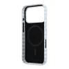Karl Lagerfeld PU Houndstooth Resin Plate MagSafe tok Apple iPhone 17 Pro Max készülékhez – kék