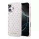 Karl Lagerfeld PU Perforated Gold Dots MagSafe tok, iPhone 17 - rózsaszín