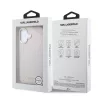 Karl Lagerfeld PU Perforated Gold Dots MagSafe tok, iPhone 17 - rózsaszín